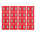 Pendaflex A-Z Red End Tab Filing Labels - B - 240 Pack-Compatible with DataFile L8701 series labels