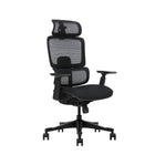 Kopplen - Chaise de bureau ergonomique à dossier haut en polyester-Offre une surface confortable pour reposer la tête et le cou.