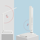 ShoppingAll Multi-Functional LED Desk Lamp with Qi Wireless Charger - White-Intelligent LCD display for the current time, temperature and date