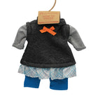 Miniland Educational Doll Clothes - Girl Autumn/Spring Outfit-Clothing based on atmospheric phenomena and day-to-day situations