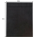 JAM Paper 10 x 13 Tyvek Envelopes, Catalog Open End with Self Adhesive Closure, Black, 100 Pack (v021376g)-Opening: open end