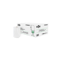 Globe Commercial RT350WHT Roll Towels - White - 350'/Pack - 12 Pack-Core diameter is 1.875” and roll diameter is 7.5”