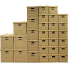 Bankers Box SmoothMove Classic Moving Kit -  Assorted Boxes - 30 Pack-Convenient lift-off lids