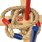 Triumph - Lancer D’Anneaux En Bois - Bleu-Marquez 5, 10, 15, 20 points pour les anneaux extérieurs et 25 points pour l’anneau central