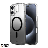 AXS Crystal Shield D3O MagSafe Compatible Phone Case for Apple iPhone 17 - Smoke Gradient-8ft drop tested backed by D3O advanced protection materials 