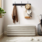 Modway Mezzo Upholstered Performance Velvet Storage Bench - Almond-Dense Foam Padding