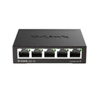 D-LINK 5-Port Gigabit Unmanaged Desktop Switch DGS-105-5 Gigabit Ethernet LAN ports for high-speed wired connections