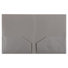 JAM Paper Dossier scolaires à deux pochettes en plastique robuste, assorties, 6 / paquet (383HBAasst)-Poids moyen