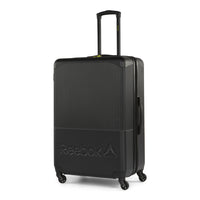 Reebok Time Out 30" Hardside Spinner Luggage - Black-Single 360 degree spinner wheels for effortless, smooth & quiet rolling
