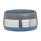 b.box Insulated Lunch Jar - 260 ml - Ocean-Removable handles and bumper so school kids can style their food jar to suit