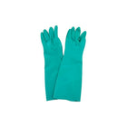 Zenith Safety Green Gloves, Size X-Large/10, 15" L, Nitrile, 22 mil - 12 Pack-Cuff Style Straight