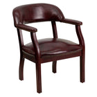Flash Furniture – Chaise de conférence luxueuse en vinyle, sang-de-bœuf-Style traditionelle