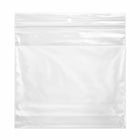KL Rubber - Sac refermable en polyéthylène avec bloc d’identification blanc et trou de suspension - 2 Mil - 6 x 6 po - paquet de 1000-Lèvre décalée avec fermeture refermable durable pour une ouverture facile et une fermeture sécurisée