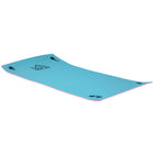 HOMCOM Floating Mat with Storage Straps - 10' x 5' - Blue/Pink-Water float mat offers great fun on the water with your family and friends

