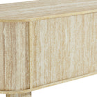 Modway Overture 63" Oval Faux Travertine TV Stand - Travertine-8