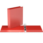 Davis Group Easyview Premium Binder - Round Ring - Customizable - 1.5" - Red - 6 Pack-1.5"