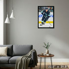 Jared Mccann Seattle Kraken - Framed Canvas - 22" x 31"-Ready to hang - arrives fully assembled