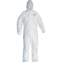 Kimberly-Clark Professional, Kleenguard A40 Coveralls, 4X-Large, White, Microporous - 10 Pack-Colour: White