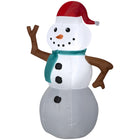 GEMMY Airblown Inflatable Christmas Snowman - 42"-Lights up with energy-efficient LED light