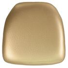 Flash Furniture - Coussin en vinyle rigide pour chaise Chiavari, or (BHGOLDHARDVYL)-Coussin de chaise ferme