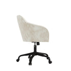 Brassex Micah Office Chair - Beige-80mm hydraulic lift