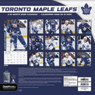 DateWorks 2026 16-Month Wall Calendar - 12" x 12" - Toronto Maple Leafs - Bilingual-13 High Quality Images printed on Premium Paper