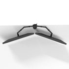 Kanto Dual Monitor Desktop Mount - Cable Management Clips - Black-360° monitor rotation for vertical and horizontal screen orientation