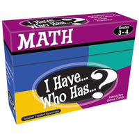 Ressources créées par l'enseignant J'ai, qui a un jeu de mathématiques, 3e et 4e années -Toute la classe peut s'amuser tout en pratiquant les compétences en mathématiques