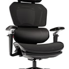 TygerClaw Aeralume Elite 2 Mesh High-Back Ergonomic Gaming Chair - Black/Red-1 Year Limited Manufacturer Warranty