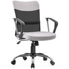 Vinsetto Ergonomic Home Office Chair with Armrests and Mesh Backrest-Take a break and stretch out with a tilt function
