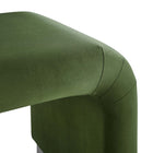 Modway Koda Performance Velvet Waterfall Stool - Black/Moss Green-9