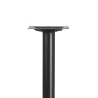 Flash Furniture – Pied de table de restaurant en fonte d’acier 30 x 30 po, base en X, colonne hauteur table 3 po de diam., noir-Structure en fonte