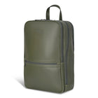 Champs - Onyx Sac à Dos Classique en Cuir - Kaki-Poche frontale zippée