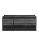 Modway Render 48" Double Sink Compatible Bathroom Vanity Cabinet - Charcoal-9