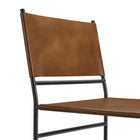Modway Thatcher Leather and Metal Dining Chair - Tan-9