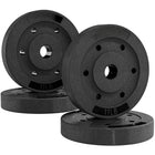 Soozier Weight Plates Set of 4 - 1-Inch Barbell Weights Set - 4 x 11 lb-Includes four 11 lb plates, totaling 44 lb for effective muscle building workouts 