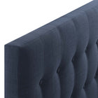 Modway Emily Upholstered Fabric Twin Headboard - Navy-6