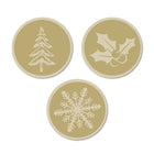 Geographics Gold Foil Seals - 1.25" - 40 Pack-40 Pack