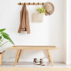 Modway - Saoirse 47" Banc en bois de corde tissée - Naturel naturel-Protège-pieds pour la protection du sol