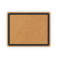 Minimal 19.7" Paper Fiber Cutting Board-Reversible design with juice groove for easy prep.