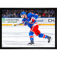 Adam Fox New York Rangers - Framed Canvas - 31" x 22"-Premium canvas print with gallery-wrapped edges