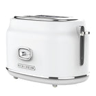 JS Gourmet Retro Collection 2-Slice Wide Slot Toaster - White-2-slice capacity