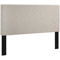 Modway Taylor Upholstered Linen Fabric Full/Queen Headboard - Beige-Full / Queen Size Headboard
