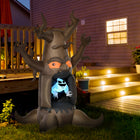 HOMCOM 8' Lit Inflatable Ghost Halloween Yard Decoration-Deflates for easy storage (when you're not scaring your neighbours) 