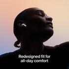 Apple AirPods 4 with Active Noise Cancellation-Improved Sound And Call Quality - Voice Isolation improves the quality of calls in loud conditions. Using advanced computational audio, it reduces background noise while isolating and clarifying the sound of your voice for whoever you're speaking to