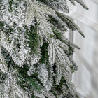 HOMCOM - Arbre de Noël artificiel crayon de 6 pi avec ouverture automatique-Conception de charnière pour un processus d'installation rapide et sans tracas  