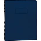 Blueline NotePro Hardcover Notebook, 9-1/4" x 7-1/4", Blue, 192 Pages-The durability of a hardcover plus the flexibility of a wirebound book