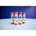 Elmer's BlooStick Buddies Glue Sticks - Disappearing Blue Glue Stick - Anti-Roll Cap - 6 g - 4 Pack-Bonds to paper, cardboard, foam board, display board, and more