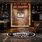 Leon Draisaitl 20x29 sur toile Oilers 2023 Heritage Classic-H - Toile encadree - 31" x 22"-Dimensions finales: 31.5x22.5