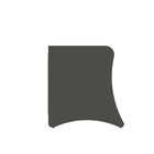 Manhattan Comfort - Table de nuit Coney 19,68" style mid-century moderne - Gris-18,3 po L x 19,68 po l x 19,68 po H